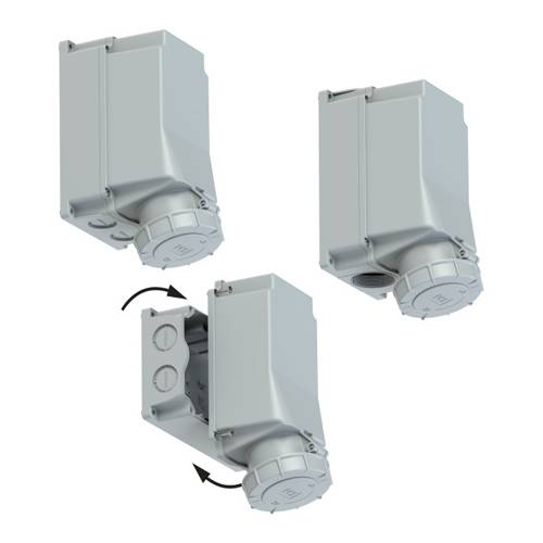 PCE Twist 145-6 CEE Wandsteckdose 125 A 5polig 400 V 1 St.