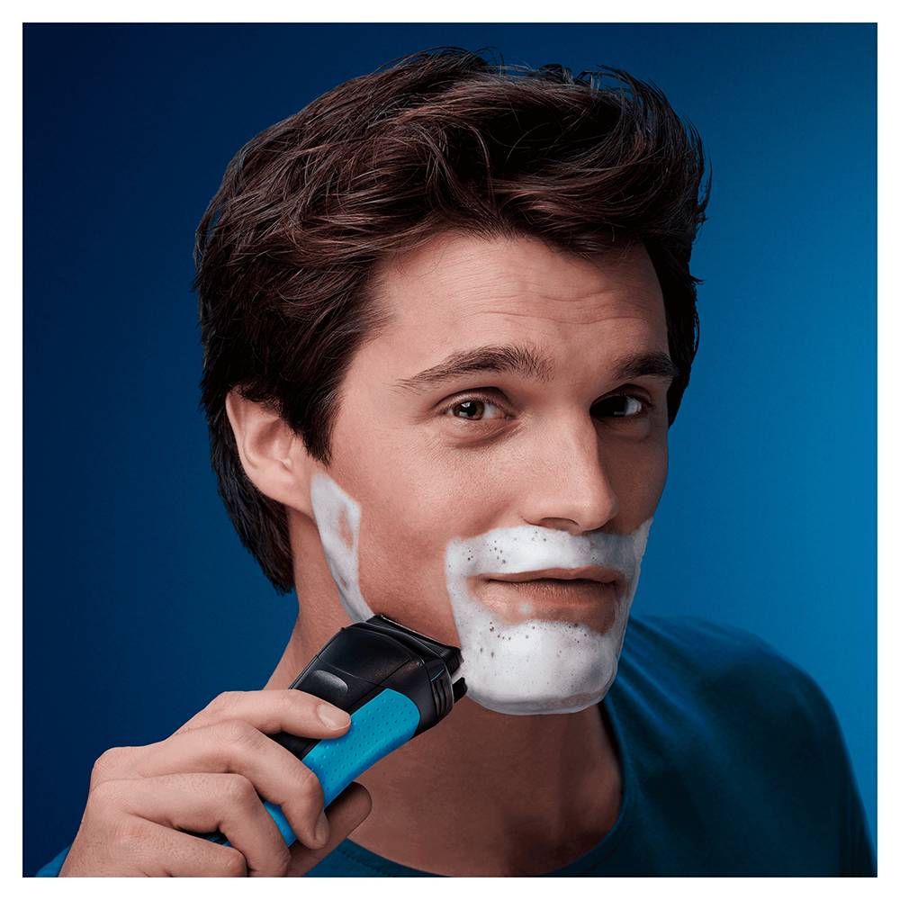 Braun Series 3 3010 S Folienrasierer Schwarz, Blau