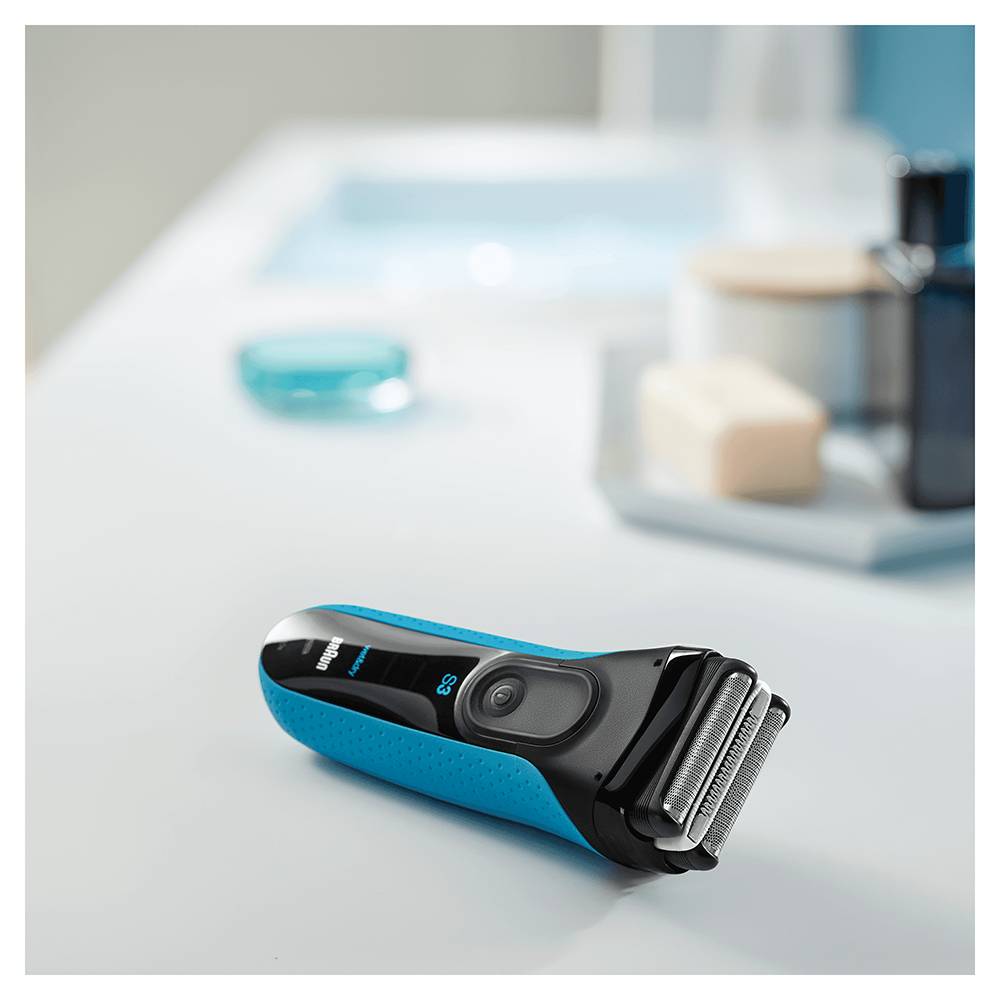 Braun Series 3 3010 S Folienrasierer Schwarz, Blau