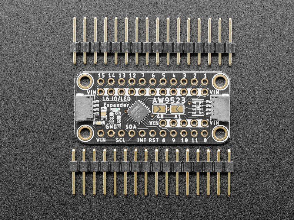 Adafruit AW9523 I/O-Erweiterung Schnittstelle Qwiic, STEMMA QT Plattform-Evaluierung Erweiterungs