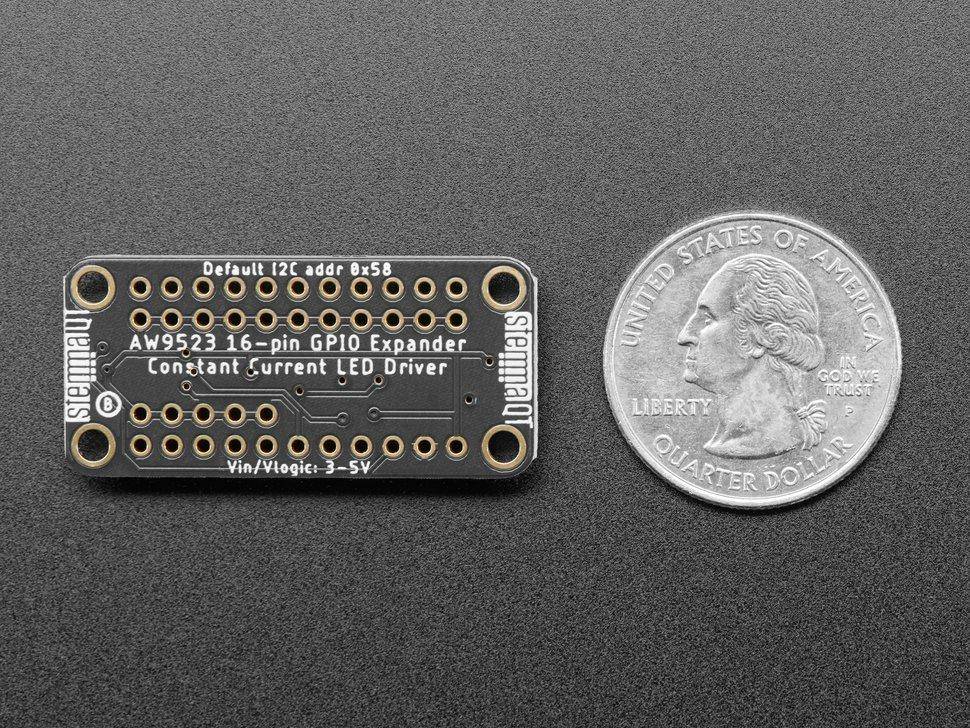 Adafruit AW9523 I/O-Erweiterung Schnittstelle Qwiic, STEMMA QT Plattform-Evaluierung Erweiterungs