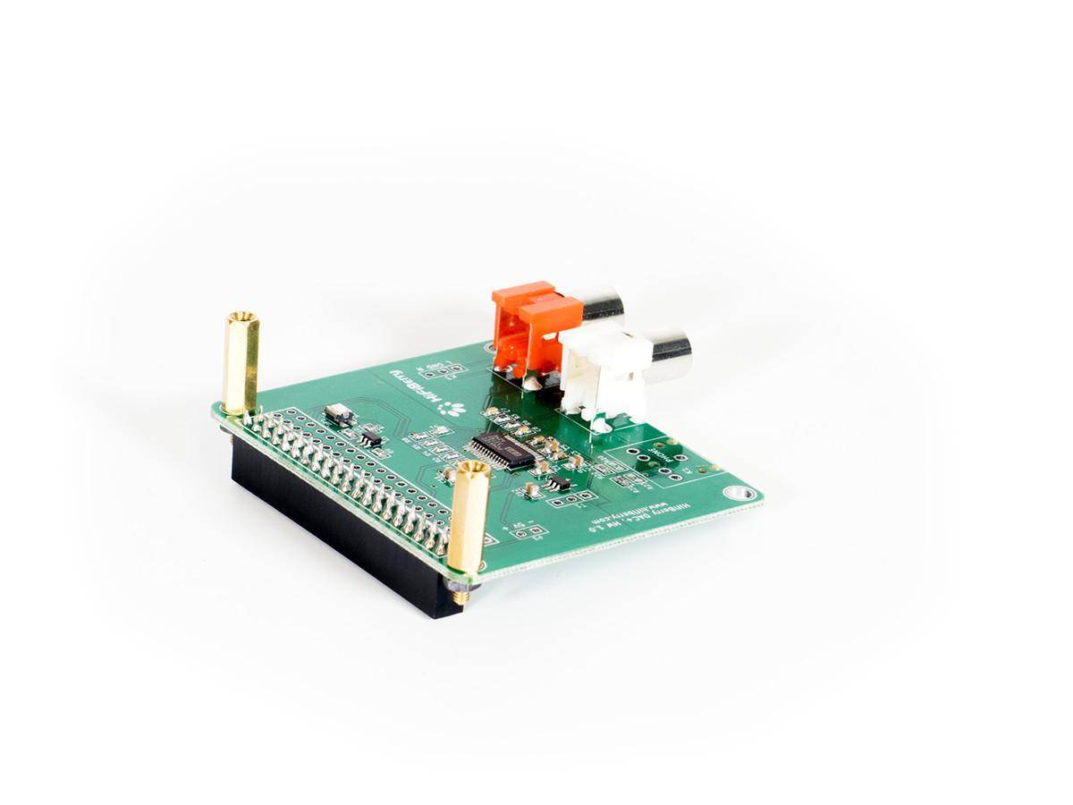 Stahl Gehäuse für HiFiBerry DAC+ und Raspberry Pi 3, 2 Modell B / B+ - Farbe: schwarz