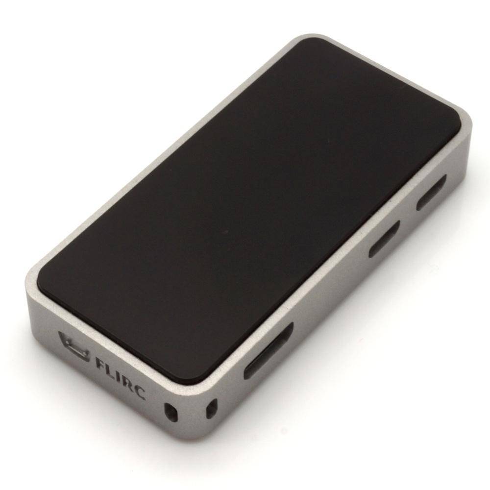 FLIRC Case - Aluminium Gehäuse für Raspberry Pi Zero, silber/schwarz
