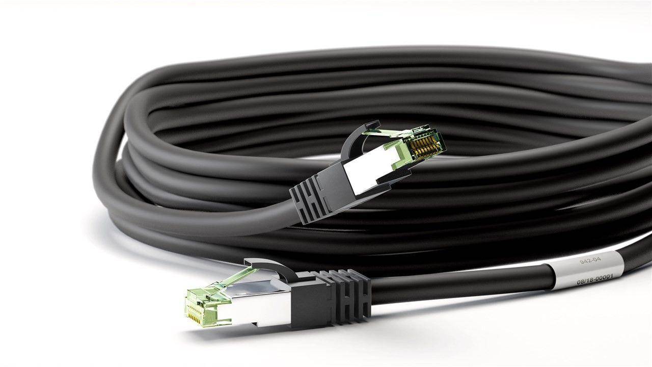 Goobay Netzwerkkabel 66723 CAT8.1 3m schwarz