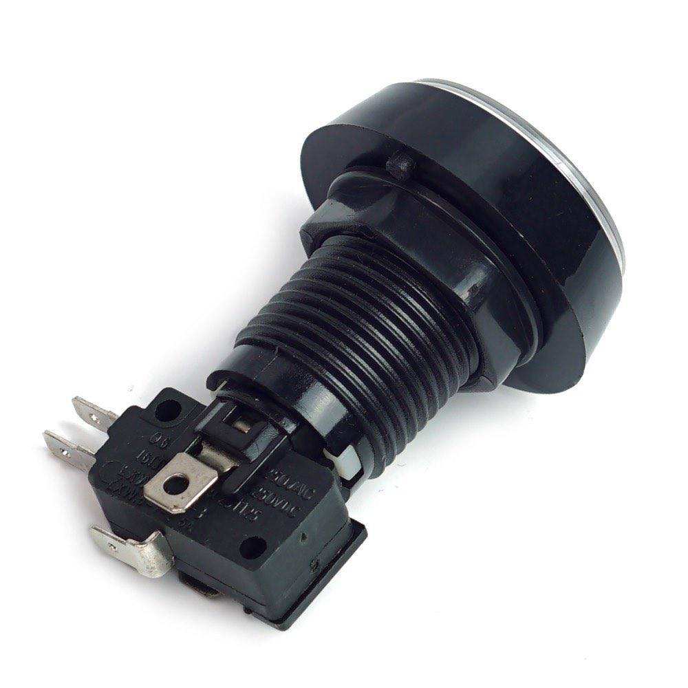 Arcade Button, 44mm, beleuchtet (LED 12V DC) - Farbe: rot