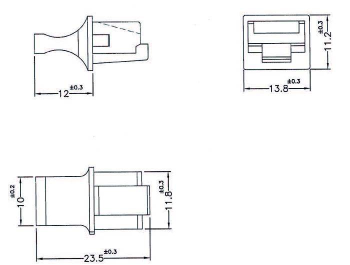 Delock Dust Cover for RJ45 - Schutzumschlag - Schwarz (Packung mit 10)
