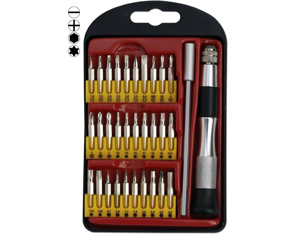 30-tlg. Präzisions Mini Bit Set