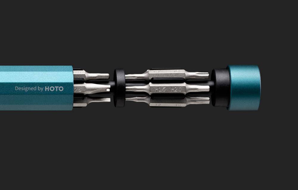 HOTO Precision Screwdriver, Präzisionsschraubendreher, 24 in 1, schwarz