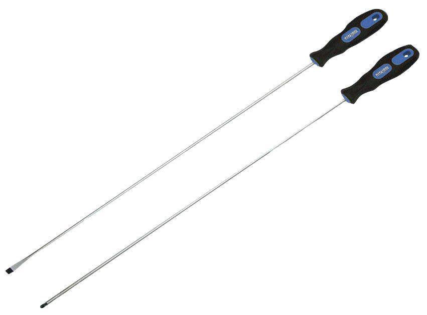 Schraubendreher, extra lang 450mm, PH2 + SL6