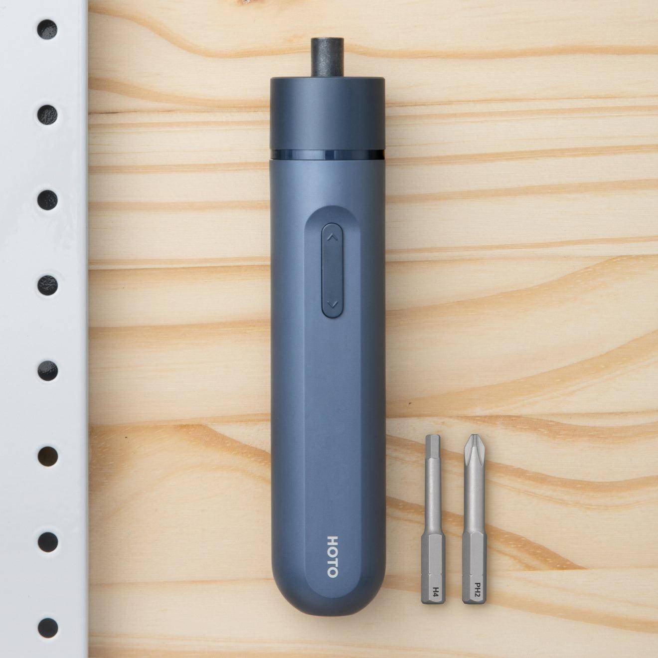 HOTO Cordless Screwdriver Lite, Akku Schraubendreher, 3,6V, blau