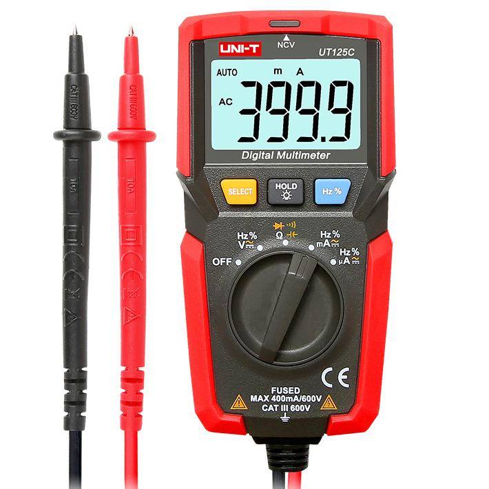 UNI-T, UT125C, Digitales Multimeter im Taschenformat