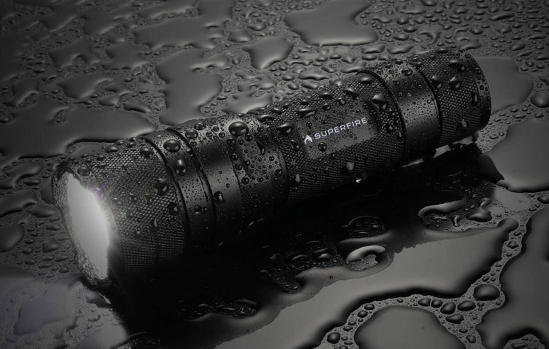 Taschenlampe Superfire F3-L2, 570lm