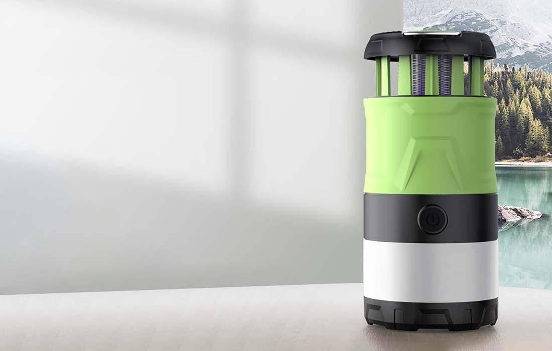 Superfire T15, LED Camping Leuchte mit UV Insektenlampe, 350lm, USB