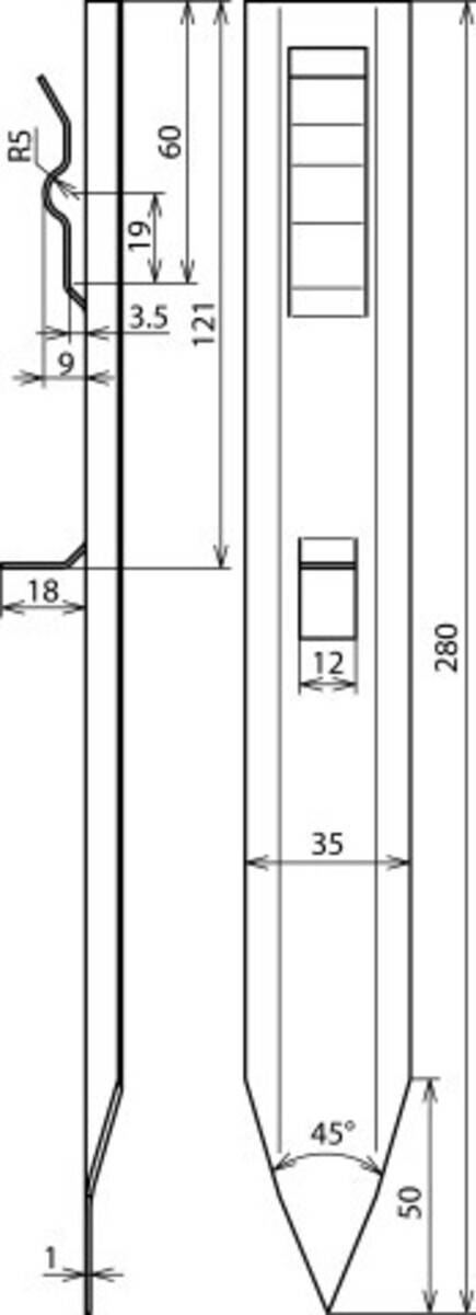 DEHN 290002 AH FE RF Abstandhalter