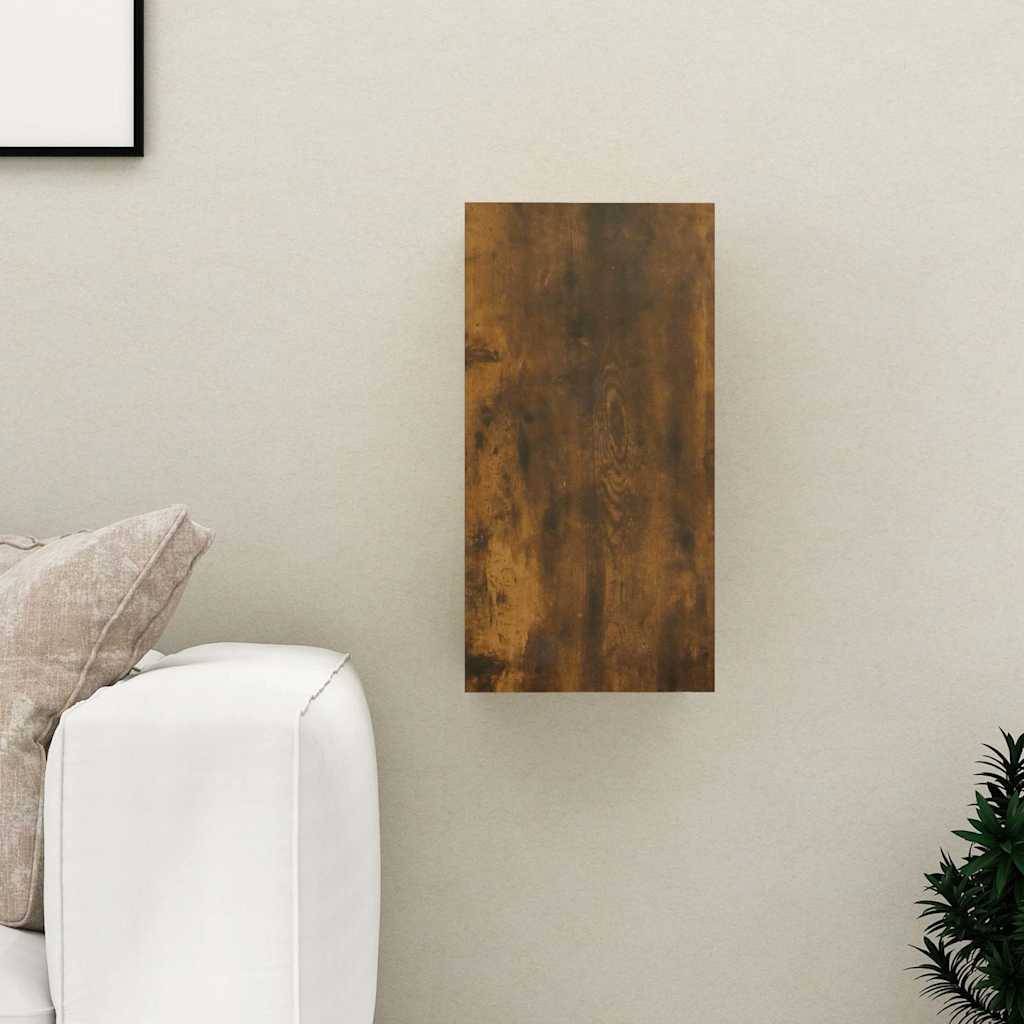 vidaXL TV-Schrank Räuchereiche 30,5x30x60 cm Holzwerkstoff
