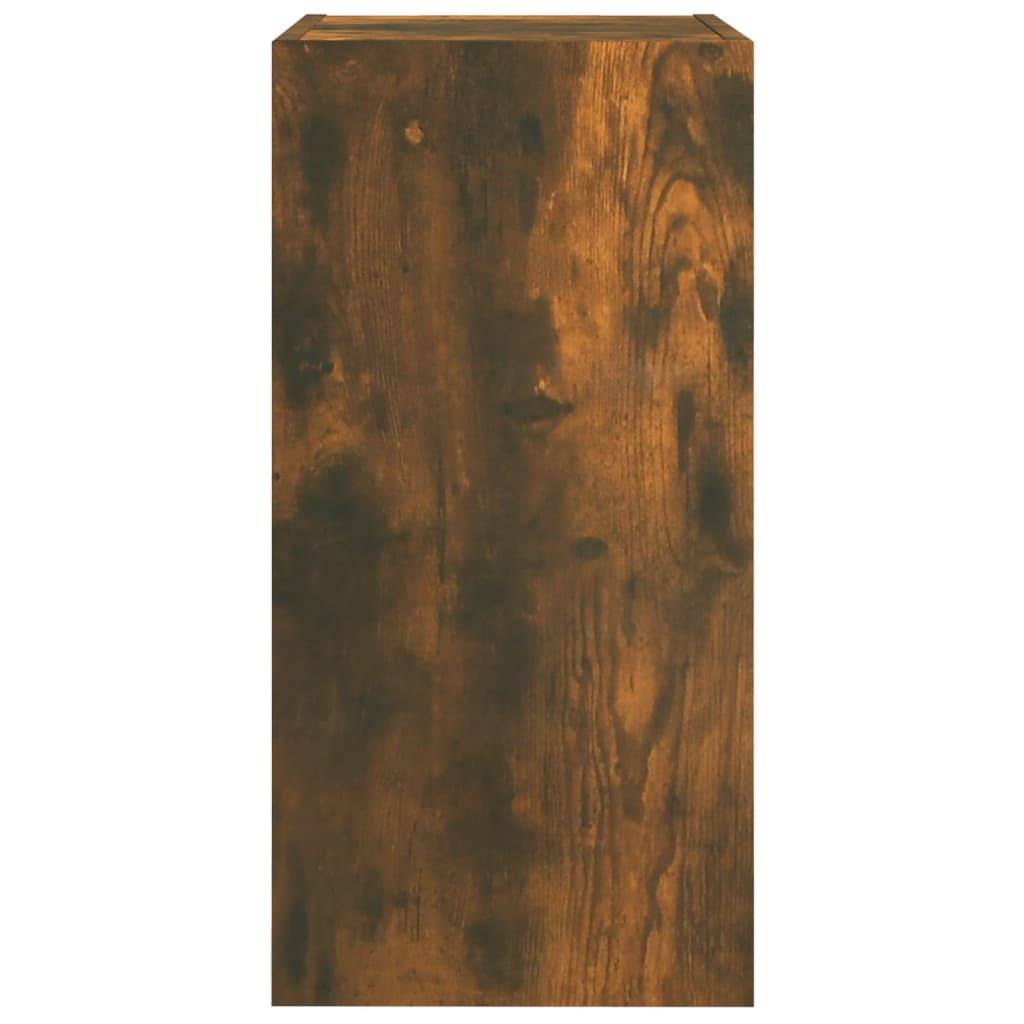 vidaXL TV-Schrank Räuchereiche 30,5x30x60 cm Holzwerkstoff