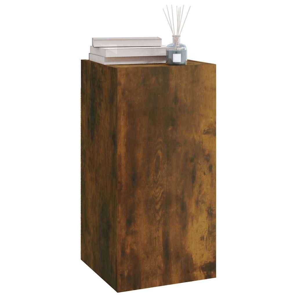 vidaXL TV-Schrank Räuchereiche 30,5x30x60 cm Holzwerkstoff