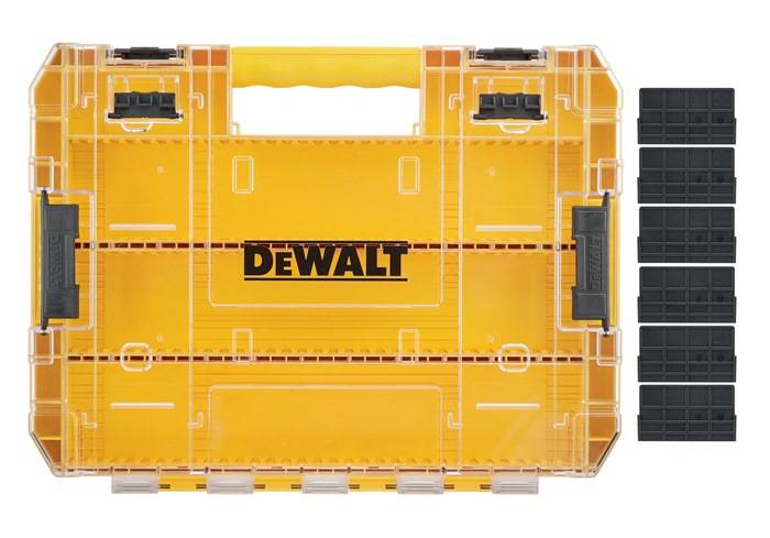 Koffer TOUGHCASE DT70839 leer m. 6 Trennfächern DEWALT