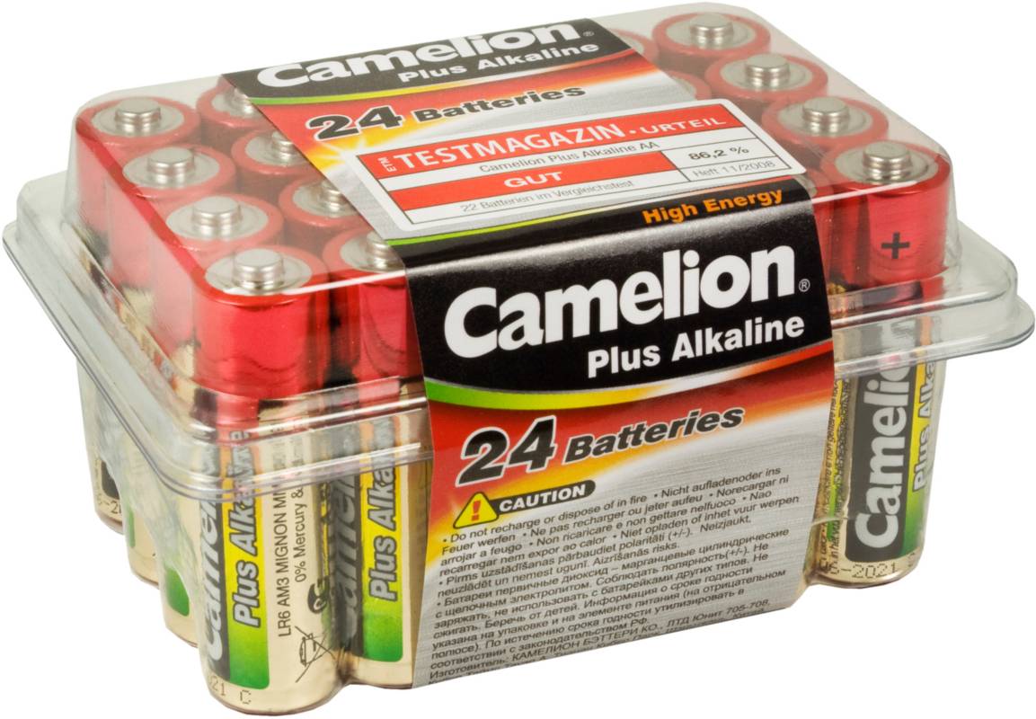 Camelion LR6-PB24 - Einwegbatterie - AA - Alkali - 1,5 V - 24 Stück(e) - 75 x 98 x 50 mm