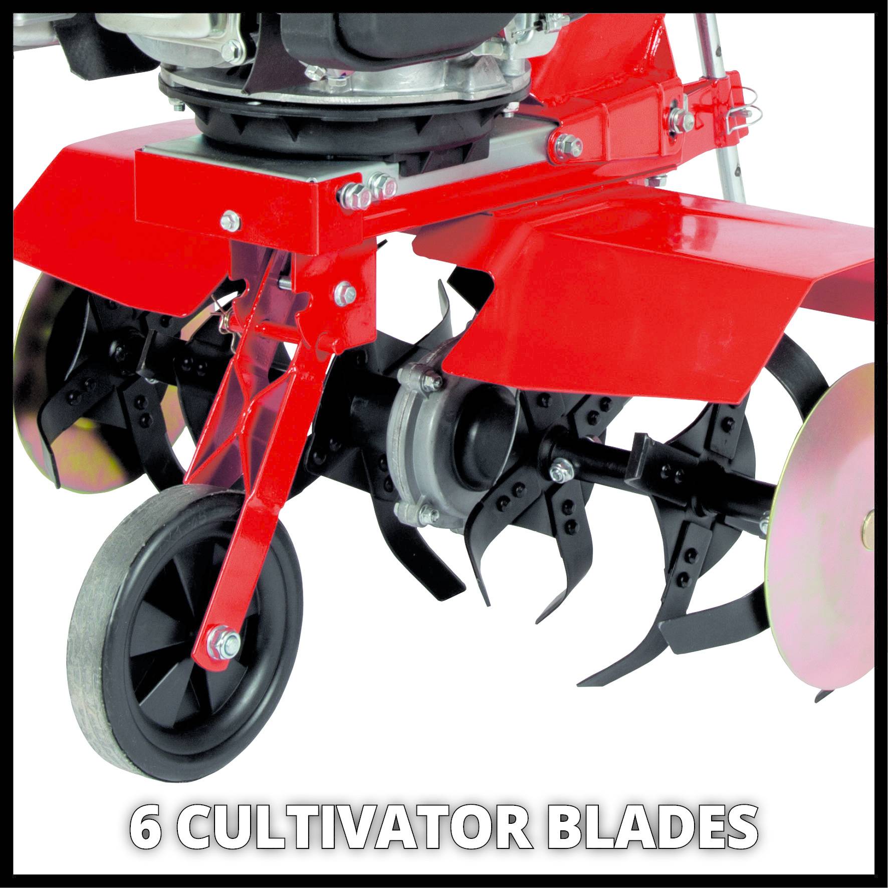 Einhell GC-MT 2560 LD - Benzin-Minifräse - 60 cm - 23 cm - 3400 RPM - Schwarz - Schwarz