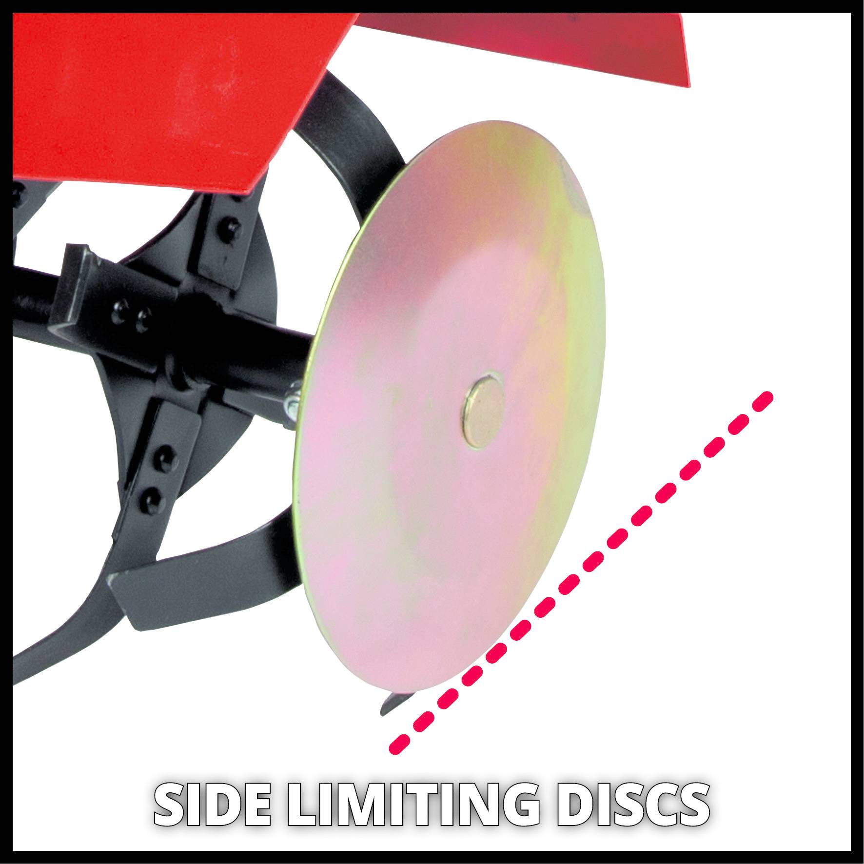 Einhell GC-MT 2560 LD - Benzin-Minifräse - 60 cm - 23 cm - 3400 RPM - Schwarz - Schwarz