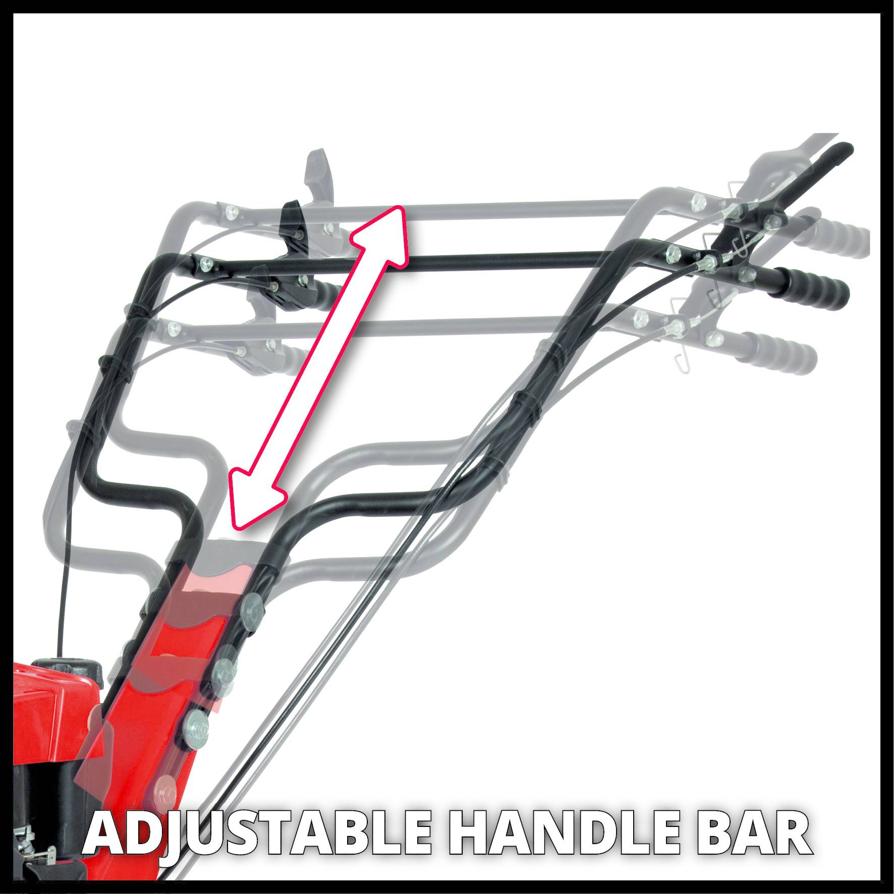 Einhell GC-MT 2560 LD - Benzin-Minifräse - 60 cm - 23 cm - 3400 RPM - Schwarz - Schwarz