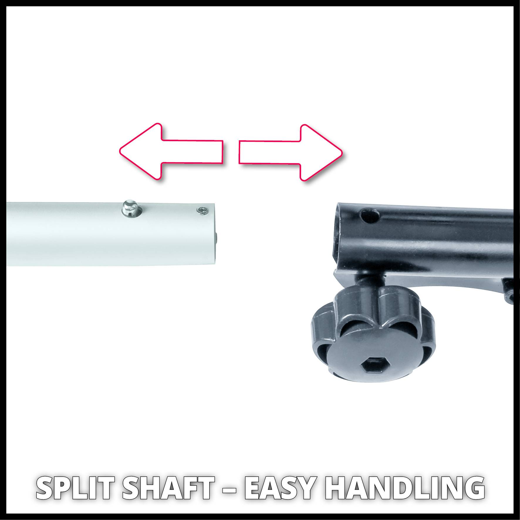 Einhell GC-PT 2538/1 I AS - Rasentrimmer - D-Schlaufengriff - 2 mm - 4 m - 8500 RPM - Schwarz - Grau - Rot