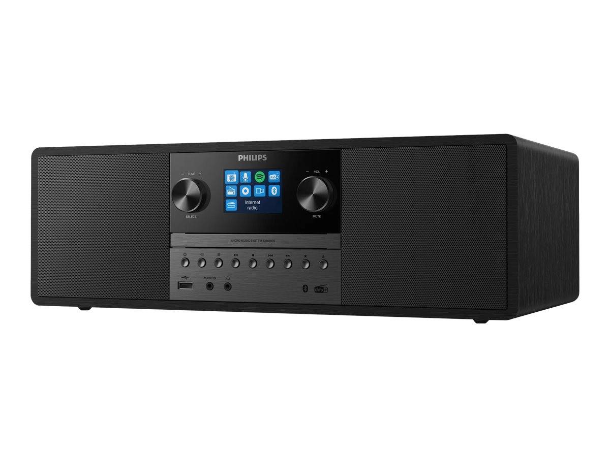 Philips TAM6805/10 - Heim-Audio-Mikrosystem - Schwarz - China - 50 W - Voller Bereich - 7,62 cm