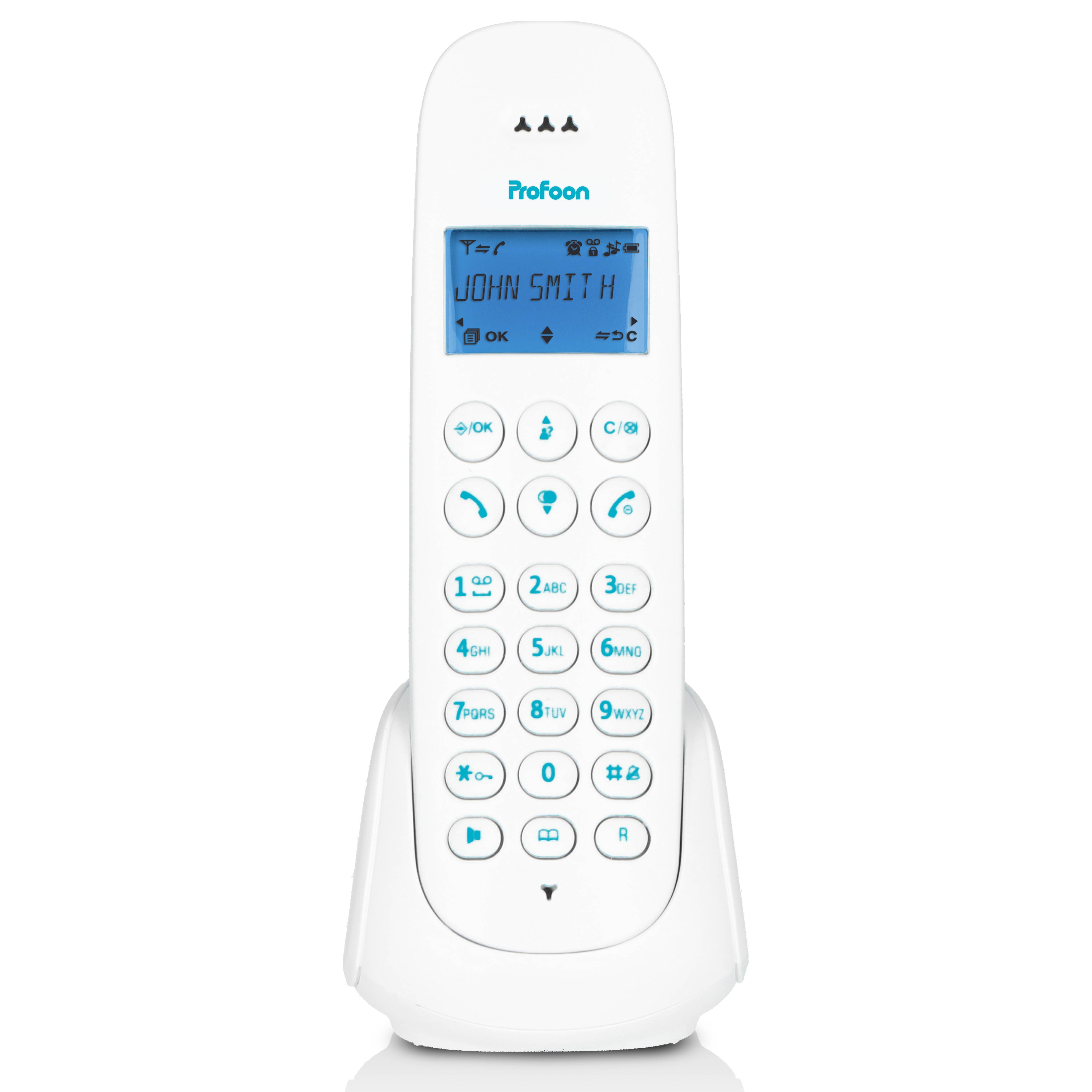 PROFOON PDX300BW DECT telephone 1 Handset/Blue