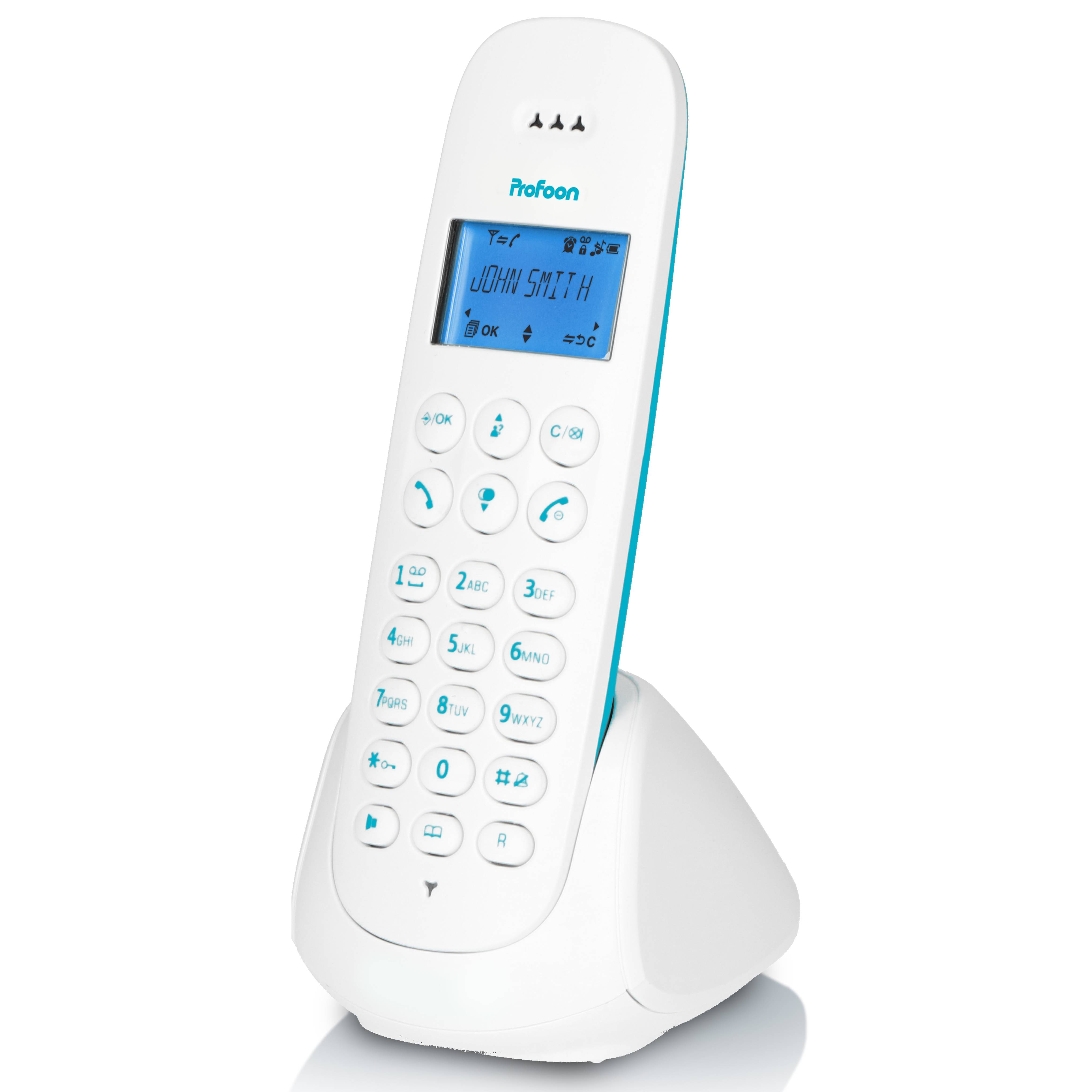 PROFOON PDX300BW DECT telephone 1 Handset/Blue