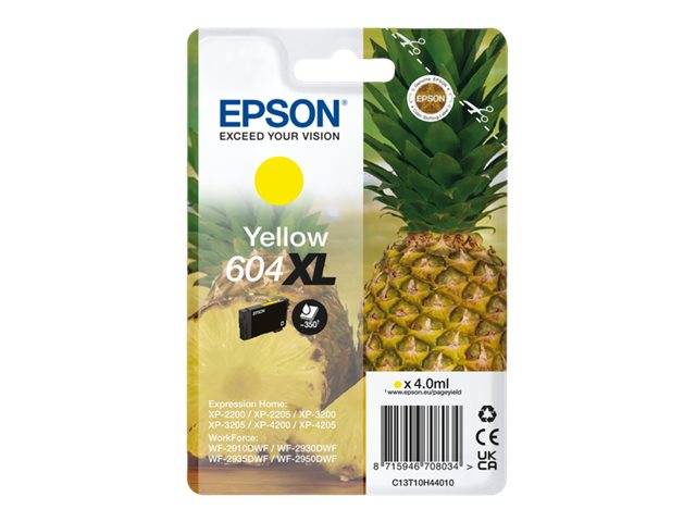 Epson Druckerpatrone T10H4, 604XL Original Gelb C13T10H44010