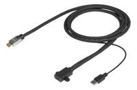 Vivolink PROHDMIHDMFM2, 2 m, HDMI Typ A (Standard), HDMI Typ A (Standard), 4096 x 2160 Pixel, 3D, Schwarz