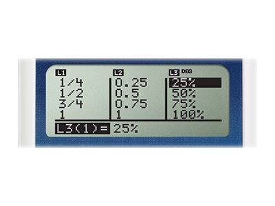 Texas Instruments TI-34 MULTIVIEW Schulrechner Weiß, Blau Display (Stellen): 16 solarbetrieben, batteriebetrieben (B x H x T) 80 x 19 x 158 mm