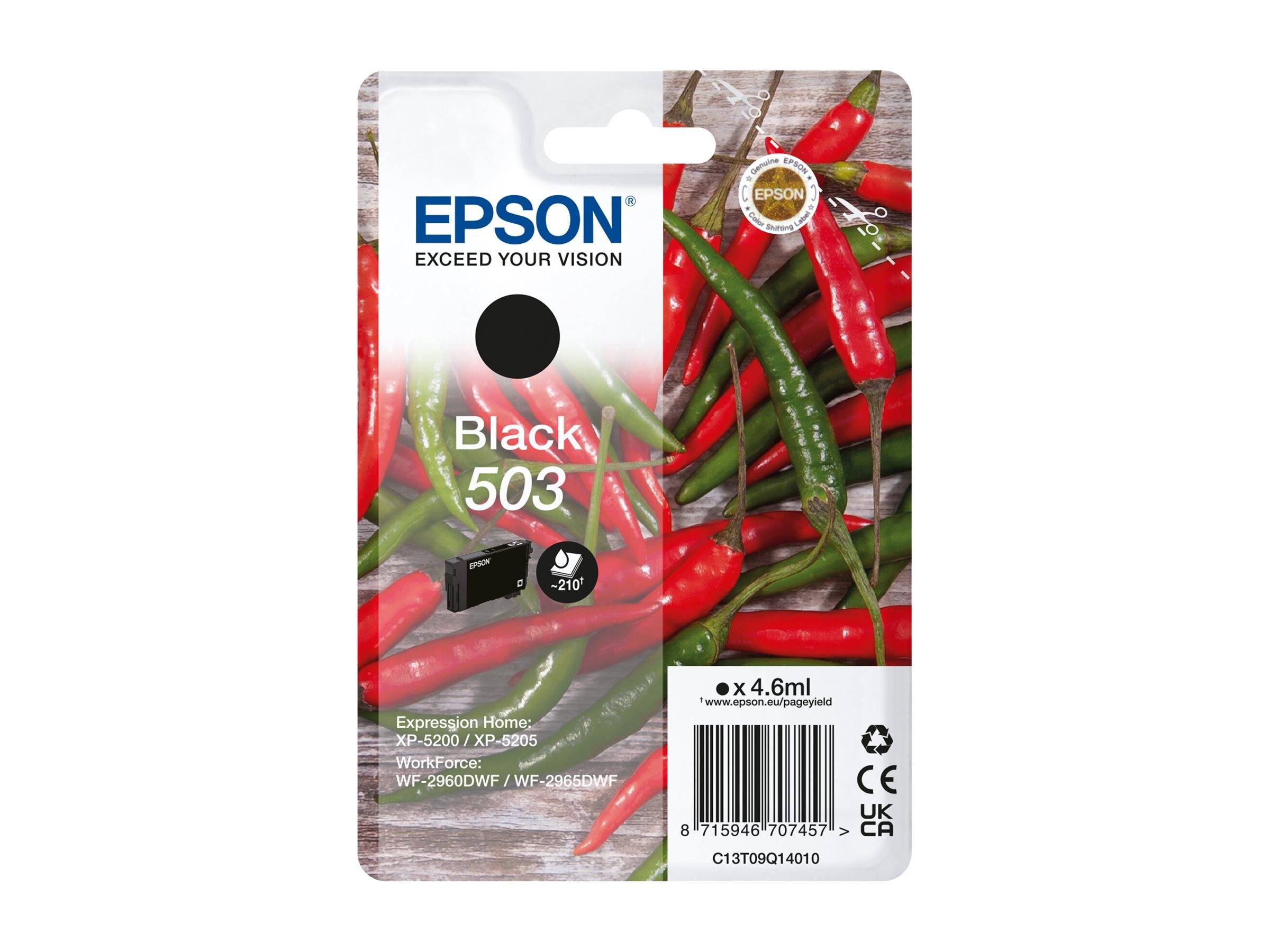 Epson Druckerpatrone T09Q1, 503 Original Schwarz C13T09Q14010
