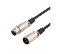 Deltaco XLR-1030, XLR (3-pin), Männlich, XLR (3-pin), Weiblich, 3 m, Schwarz