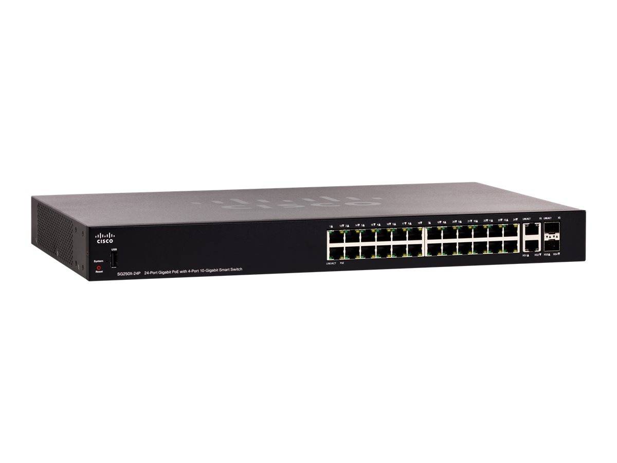 Cisco 250 Series SG250X-24P - Switch - L3 - Smart - 24 x 10/100/1000 (PoE+)
