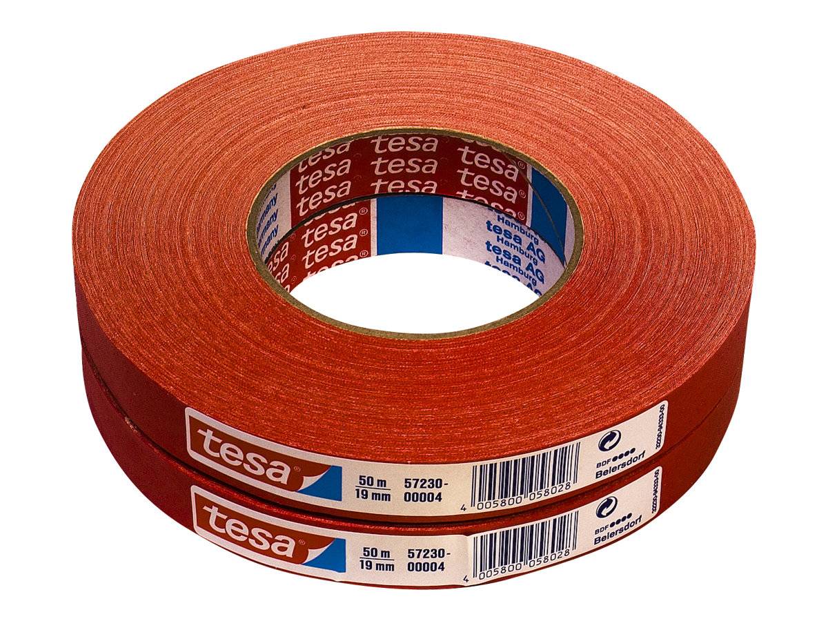 tesa PERFECT 57230-00004-02 Gewebeklebeband tesa® extra Power Rot (L x B) 50 m x 19 mm 1 St.
