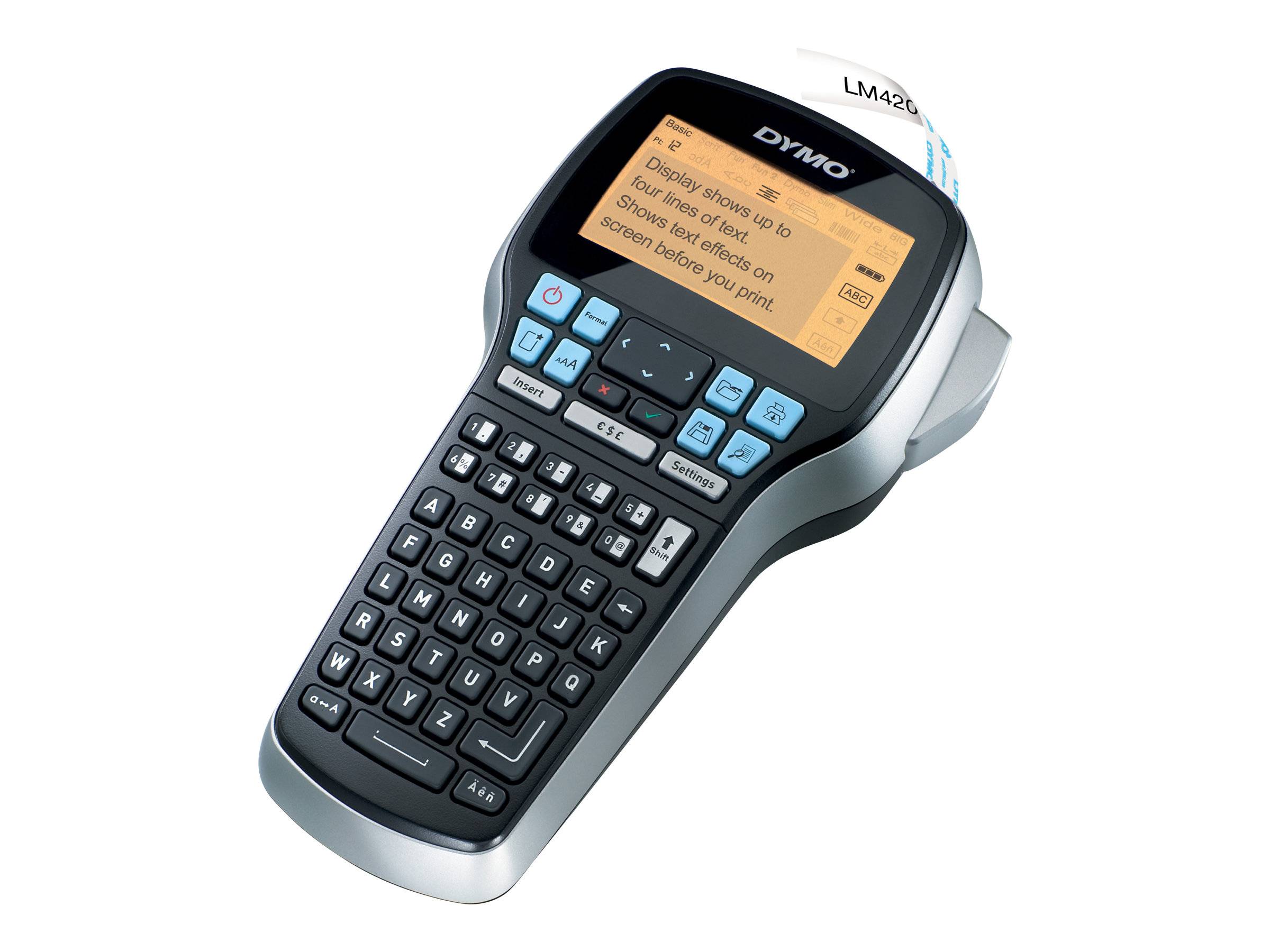 Dymo LabelMANAGER 420P - Beschriftungsgerät - s/w - Thermotransfer - Rolle (1,9