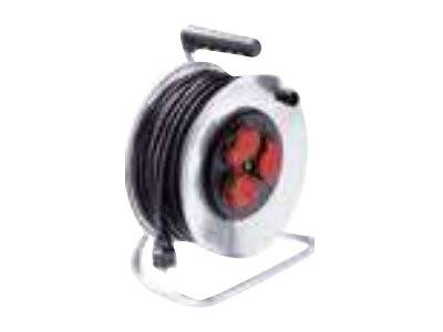 Bachmann 398.186 Kabeltrommel 50.00 m Schwarz Schutzkontakt-Stecker