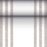 Tischläufer, stoffähnlich, PV-Tissue Mix "ROYAL Collection" 24 m x 40 cm grau "Lines"