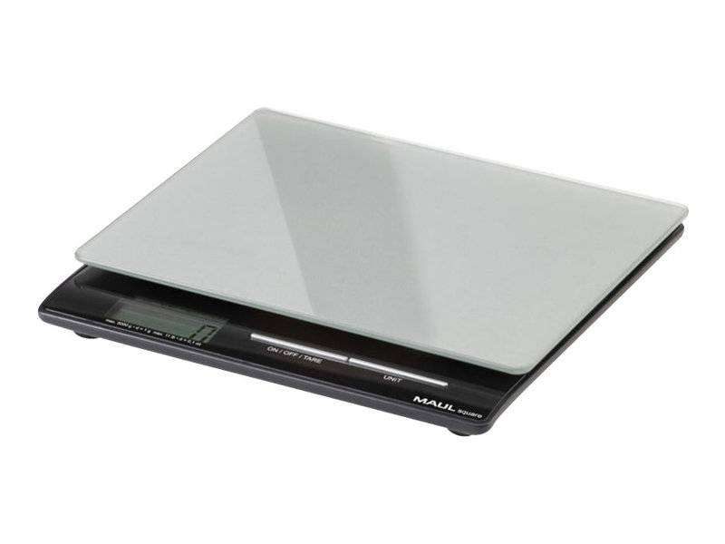 Maul MAULsquare 5000 g Briefwaage Wägebereich (max.) 5 kg Ablesbarkeit 1 g batteriebetrieben Silber