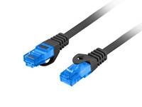 LANBERG Patchkabel CAT.6A S/FTP LSZH CCA 3,0m Fluke Zert. sw Multimedia-Technik Cat6 Kabel Netzwerk