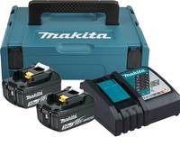 Makita DC18RC - Batterieladegerät + Batterie 2 x - Li-Ion - 3 Ah - 54 Wh - 1 x Batterien laden