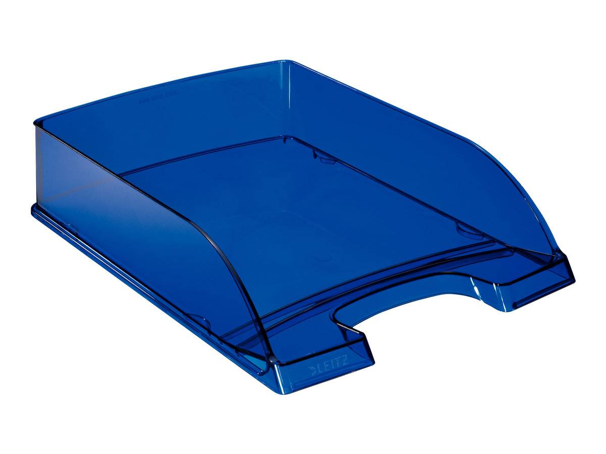 Leitz Briefablage Transparent Plus 52260039 DIN A4 PS dunkelblau