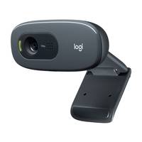Logitech C270 HD-Webcam 1280 x 720 Pixel Standfuß, Klemm-Halterung