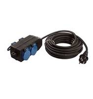 BACHMANN Verteilersteckdose 4x CEE7/3 10m, IP44