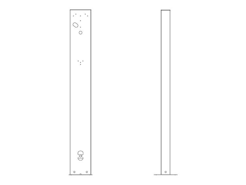 WBC Wallbox Chargers Deutschland Standfuß Eiffel Basic Mono