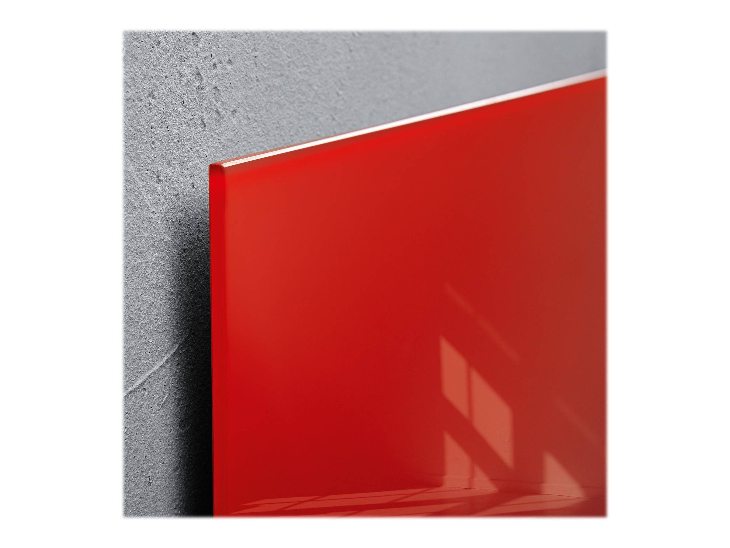 Sigel Glas-Magnetboard artverum/GL104 120x780x15 mm rot 1,3 kg