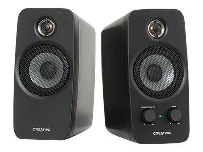 Creative Inspire T10 - Lautsprecher - für PC - 10 Watt (Gesamt) - zweiweg - glänzend schwarz