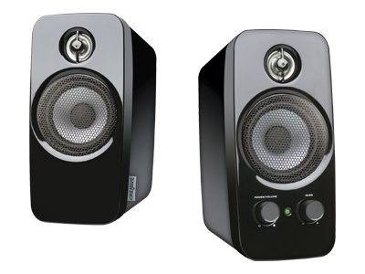 Creative Inspire T10 - Lautsprecher - für PC - 10 Watt (Gesamt) - zweiweg - glänzend schwarz
